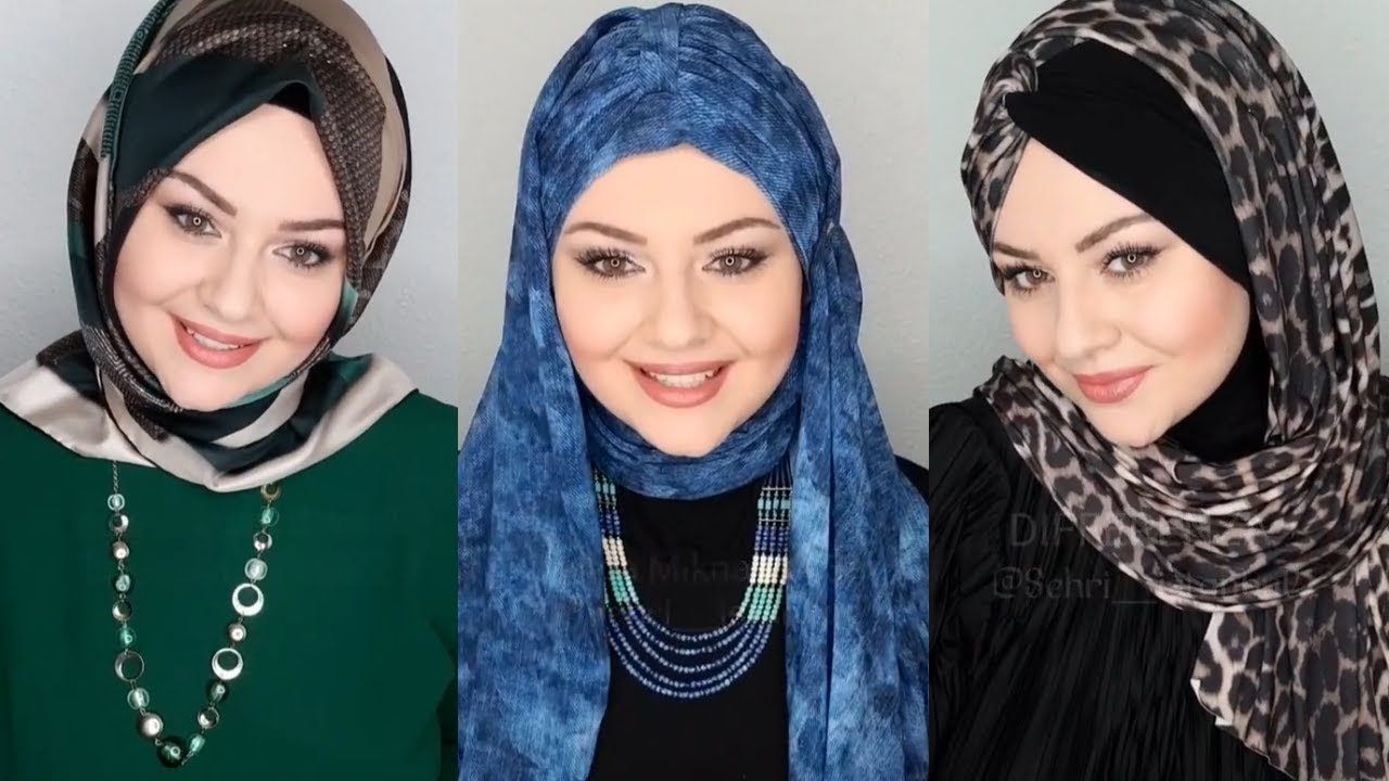 1079 1 لفات حجاب تركية - تجملي و تالقي بلفة الحجاب احلام حواء